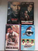 Ligue majeure ,8MM ,meurtre Avec Premeditation,Service Des Urgences Bundle (VHS)