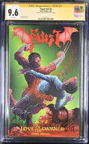 Faust  (1992) # v2 #4 ( CGC 9.6 SS) Signed & Sketch  Tim Vigil * Rebel Studios