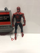 Spider-Man 2 (2002)  • Movie Super Poseable 6" Figure  • Red & Black • Marvel !