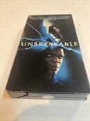 Unbreakable (VHS, 2001) Bruce Willis Samuel L Jackson | Touchstone