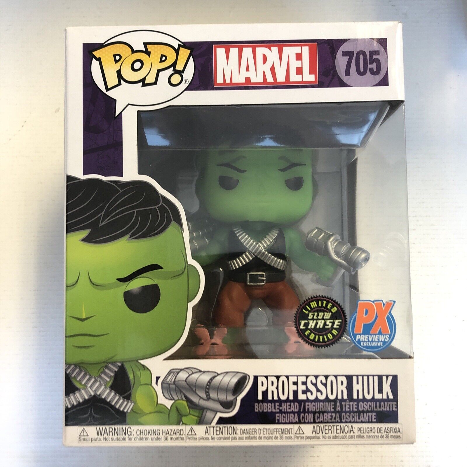 Funko POP! Marvel: Professor Hulk 6 in PX Exclusive CHASE #705