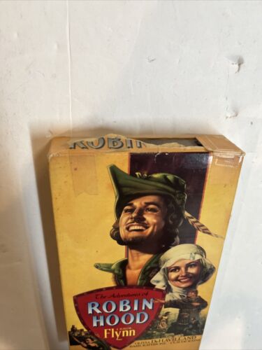 The Adventures of Robin Hood (VHS 1989) Errol Flynn Olivia DeHavilland | Warner