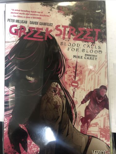 Greek Street Vol.1 Blood Calls For Blood (2010) Vertigo TPB SC Mike Carey