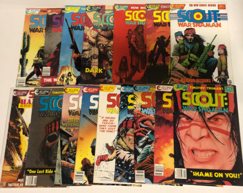 Scout War Shaman (1988)1-16 + Handbook missing 3 ~ Eclipse Comics|Timothy Truman