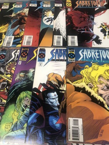 Sabretooth Classics (1995) Set Issues # 1-15 • Missing # 9-12 • Chris Claremont