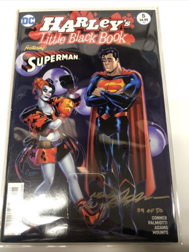 Harley’s Little Black Book • Superman • DC Comics • Signed Neal Adams • VF / NM