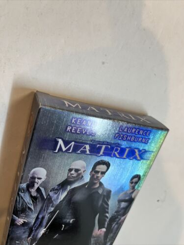 The Matrix (VHS, 1999, Collectors Edition) Keanu Reeves Laurence Fishburne