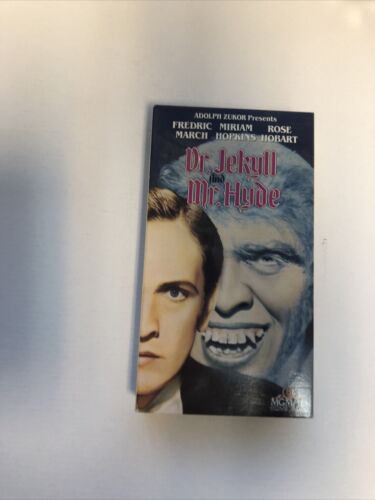 Dr. Jekyll and Mr. Hyde (VHS, 1989) Fredric March Miriam Hopkins Rose Hobart