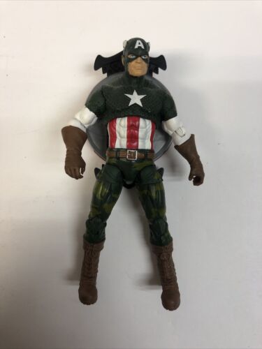 Marvel Universe Jungle Trooper CAPTAIN AMERICA 3.75" Figure 2011 Complete Mint