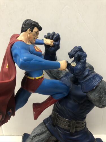 Superman Vs Darkseid • Manufactured In China • Dc • Superheroes • Broken A Bit