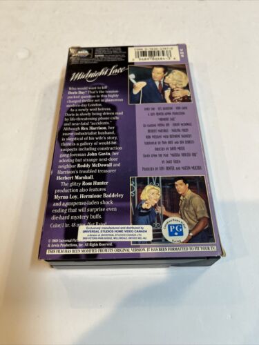 Midnight Lace (VHS, 1996) Doris Day, Rex Harrison & John Gavin | MCA Universal