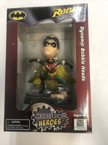 DC COMICS HEADSTRONG ROBIN Dynamic Bobblehead FIGURE VILLANS HEROES BATMAN