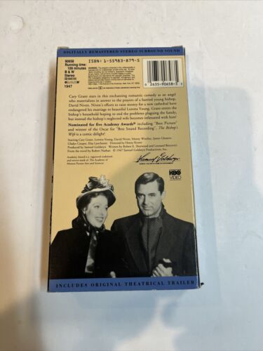 The Bishops Wife (VHS, 1997) Gary Grant • Loretta Young| Digitally Remastered