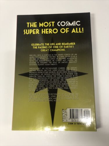 The Life & Death Of Captain Marvel (2011) TPB Marvel Universe Jim Starlin•Blank