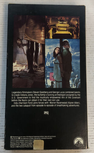 Raiders Of The Lost Ark (1988) Vhs ~ Paramount Pictures | Lucas Film