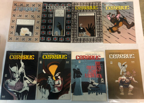 Cerebus Aardvark Vanaheim (1983)# 52-87(F-VF)Consequential Set + Cerebus Jam # 1