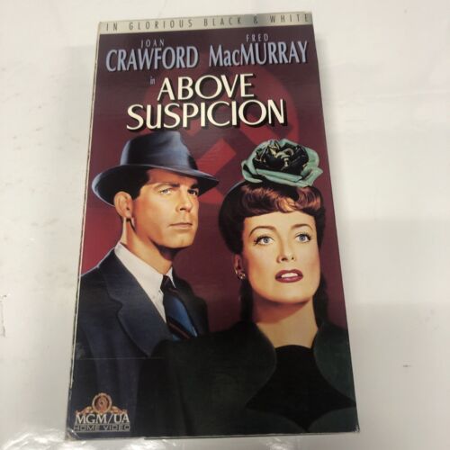 Above Suspicion (1991) VHS • MGM/UA Home Video • Joan Crawford • MacMurray