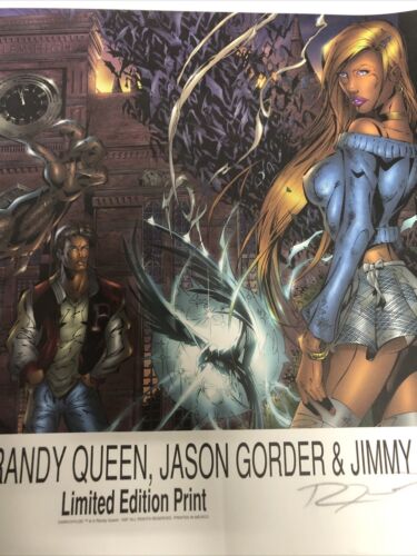 Darkchylde : Randy Queen , Jason Gorder  & Jimmy Yu Limited Edition Print Signed