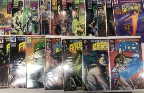 Frex Ultraverse (1995) Set # 1-18 + Giant Size # 1 Malibu Comics • Gerard Jones