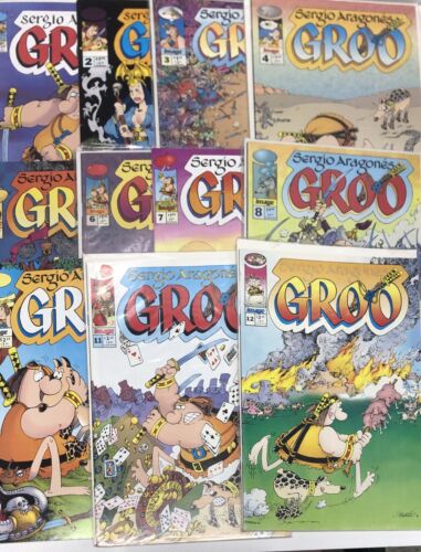 Groo (1998) Set # 1-12 Missing # 10 (FN/VF) Image Comics • Sergio Aragones