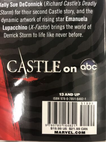 Castle: Richard Castle’s Storm Season By Brian Michael Bendis(2012)TPB HC Marvel