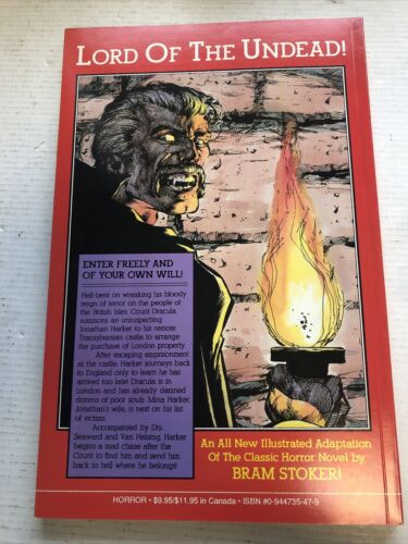 Dracula An Illustrated Adaptation (1990) Malibu Bram Stoker