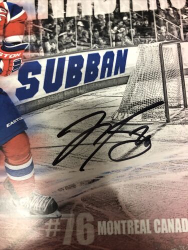 P.k. Subban • Signed Print  •