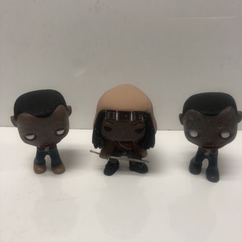 Funko Pop ! Vinyl : The Walking Dead - Michonne  & Her Pets • 3 Pack