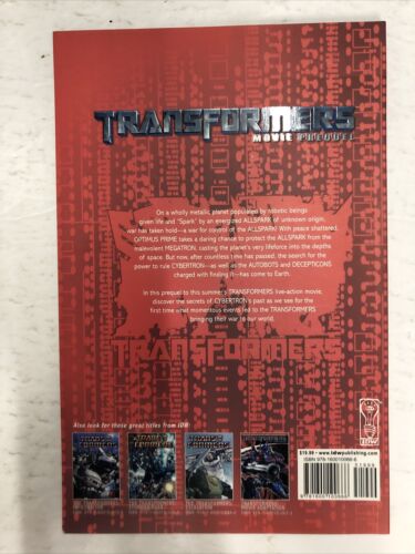 Transformers: Movie Prequel By Chris Ryall (2007) TPB IDW