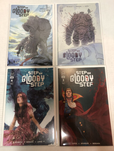 Step By Bloody Step (2022)#1-4+ Variants#1-4 VF/NM Complete Sets ~ Image | Lopes