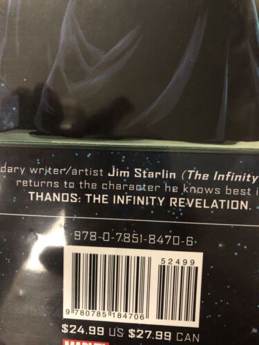 Thanos The Infinity Revelation (2014)  Marvel TPB HC Jim Starlin