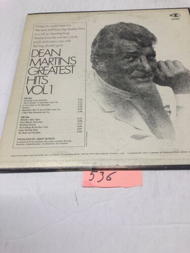 Dean Martin’s Greatest Hits  Vinyl LP  Album