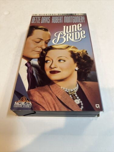 June Bride (VHS, 1992) Bette Dsvis • Robert Montgomery | MGM/UA