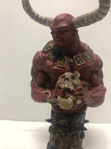 Lucifer Bust (2001) Size: 7" Statue | Brian Pulido|Chaos Comics| Eternal Toy-COA