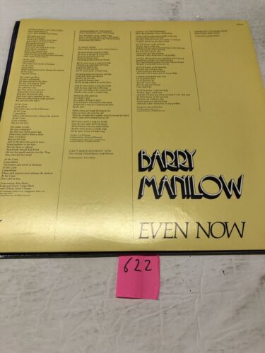 Barry Manilow Even Now Vinyl LP Album