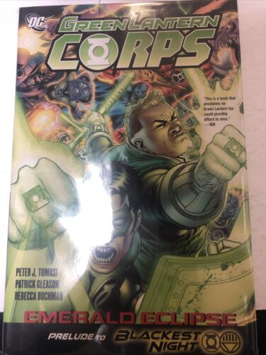 Green Lantern Corps Emerald Eclipse (2010) Dc Comics TPB HC Peter J. Tomasi