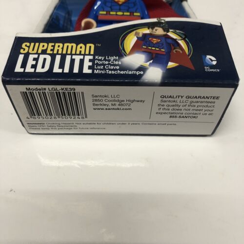 Superman Lef Lite • Keychain • DC Superheroes • Lego • DC Comics