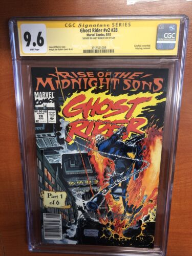 Ghost Rider #v2 #28 (CGC SS 9.6) Newstands! Signed By Andy Kubert!!