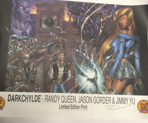 Darkchylde : Randy Queen , Jason Gorder  & Jimmy Yu Limited Edition Print Signed