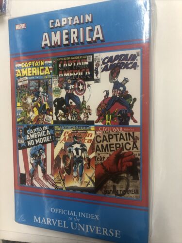 Captain America Official Index To The Marvel Universe (2011) Marvel TPB SC