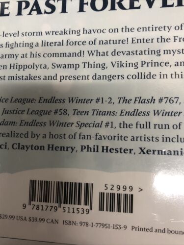 Justice League Endless Winter (2021) DC Comics  HC Lanning Andy Sealed!