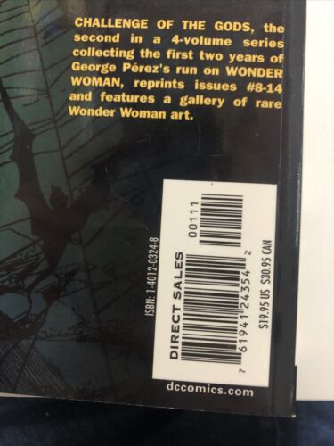 Wonder Woman Challenge Of The Gods (2004) DC Comics TPB SC George Perez