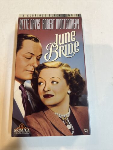 June Bride (VHS, 1992) Bette Dsvis • Robert Montgomery | MGM/UA