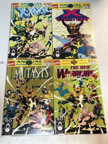 Kings Of Pain ‘91 Annuals (1991) 4-part storyline (VF/NM) Complete Set X-Men