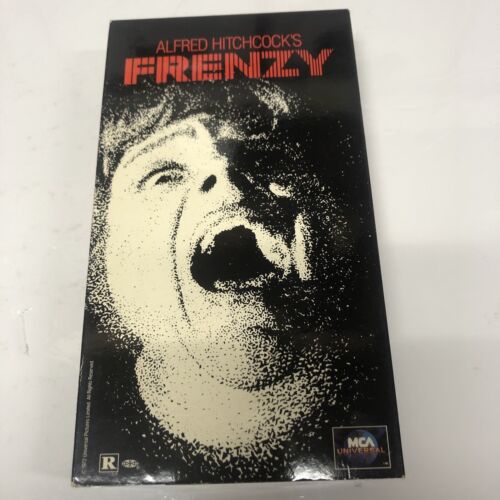 Frenzy (1995) VHS Alfred Hitchcock’s • Jon Finch • Alec McCowen • Barry Foster