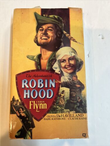 The Adventures of Robin Hood (VHS 1989) Errol Flynn Olivia DeHavilland | Warner