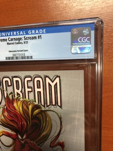 エクストリームカーネージ #1 Extreme Carnage: Scream #1 (CGC 9.8) Nakayama Variant Cover