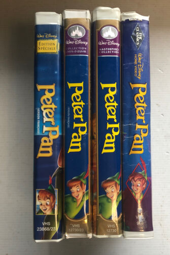 Peter Pan Black Diamond,Masterpiece,edition Special English And French (VHS)