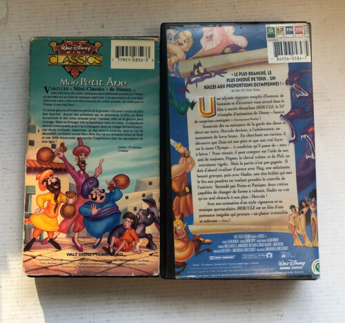 Walt Disney Hercule & Mon Petit Ane French (VHS)