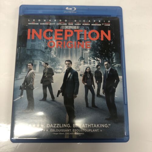 Inception (2010) Blu-ray/DVD • 2-Disc Set • Canadian Includes Digital Copy